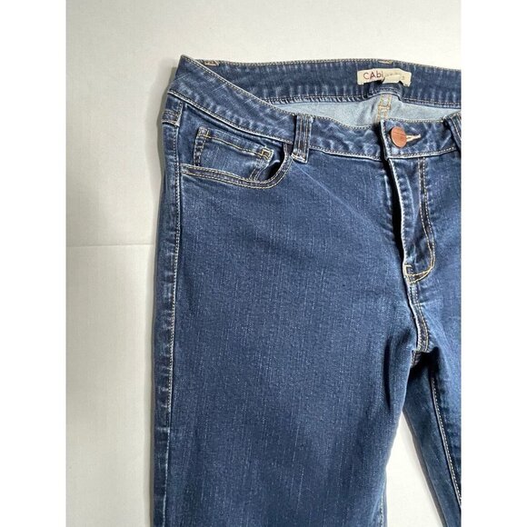 Cabi #755 Dark Wash Bree Skinny Jeans Size 8‎ - Picture 3 of 12